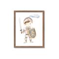 Picture of knight illustration for kids I _GroupedProduct_Rectangle_Portrait_Mini_ _GroupedProduct_Rectangle_Portrait_Framed_Matted_