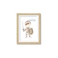 Picture of knight illustration for kids I _GroupedProduct_Rectangle_Portrait_Mini_ _GroupedProduct_Rectangle_Portrait_Framed_Matted_