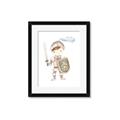Picture of knight illustration for kids I _GroupedProduct_Rectangle_Portrait_Mini_ _GroupedProduct_Rectangle_Portrait_Framed_Matted_