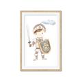 Picture of knight illustration for kids I _GroupedProduct_Rectangle_Portrait_Mini_ _GroupedProduct_Rectangle_Portrait_Framed_Matted_