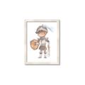 Picture of knight illustration for kids II _GroupedProduct_Rectangle_Portrait_Mini_ _GroupedProduct_Rectangle_Portrait_Framed_Matted_