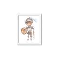 Picture of knight illustration for kids II _GroupedProduct_Rectangle_Portrait_Mini_ _GroupedProduct_Rectangle_Portrait_Framed_Matted_