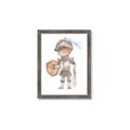 Picture of knight illustration for kids II _GroupedProduct_Rectangle_Portrait_Mini_ _GroupedProduct_Rectangle_Portrait_Framed_Matted_