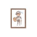 Picture of knight illustration for kids II _GroupedProduct_Rectangle_Portrait_Mini_ _GroupedProduct_Rectangle_Portrait_Framed_Matted_
