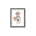 Picture of knight illustration for kids II _GroupedProduct_Rectangle_Portrait_Mini_ _GroupedProduct_Rectangle_Portrait_Framed_Matted_
