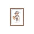 Picture of knight illustration for kids II _GroupedProduct_Rectangle_Portrait_Mini_ _GroupedProduct_Rectangle_Portrait_Framed_Matted_