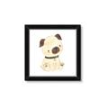 Picture of Watercolor Pug _GroupedProduct_Square_Mini_ _GroupedProduct_Square_Framed_Matted_