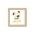 Picture of Watercolor Pug _GroupedProduct_Square_Mini_ _GroupedProduct_Square_Framed_Matted_