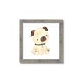 Picture of Watercolor Pug _GroupedProduct_Square_Mini_ _GroupedProduct_Square_Framed_Matted_
