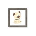 Picture of Watercolor Pug _GroupedProduct_Square_Mini_ _GroupedProduct_Square_Framed_Matted_