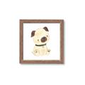 Picture of Watercolor Pug _GroupedProduct_Square_Mini_ _GroupedProduct_Square_Framed_Matted_