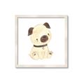 Picture of Watercolor Pug _GroupedProduct_Square_Mini_ _GroupedProduct_Square_Framed_Matted_