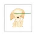 Picture of Golden retriever _GroupedProduct_Square_Mini_ _GroupedProduct_Square_Framed_Matted_