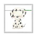 Picture of Dalmatian _GroupedProduct_Square_Mini_ _GroupedProduct_Square_Framed_Matted_