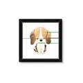 Picture of Beagle _GroupedProduct_Square_Mini_ _GroupedProduct_Square_Framed_Matted_