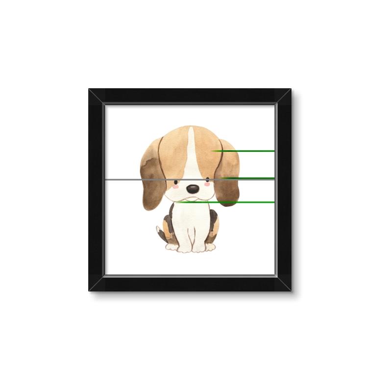 Picture of Beagle _GroupedProduct_Square_Mini_ _GroupedProduct_Square_Framed_Matted_