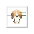 Picture of Beagle _GroupedProduct_Square_Mini_ _GroupedProduct_Square_Framed_Matted_