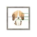 Picture of Beagle _GroupedProduct_Square_Mini_ _GroupedProduct_Square_Framed_Matted_