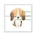 Picture of Beagle _GroupedProduct_Square_Mini_ _GroupedProduct_Square_Framed_Matted_