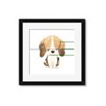 Picture of Beagle _GroupedProduct_Square_Mini_ _GroupedProduct_Square_Framed_Matted_