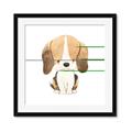 Picture of Beagle _GroupedProduct_Square_Mini_ _GroupedProduct_Square_Framed_Matted_
