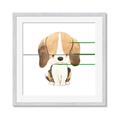 Picture of Beagle _GroupedProduct_Square_Mini_ _GroupedProduct_Square_Framed_Matted_