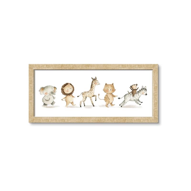 Picture of Safari Animals _GroupedProduct_Panel_Landscape_Mini_ _GroupedProduct_Panel_Landscape_Framed_Matted_