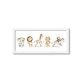 Picture of Safari Animals _GroupedProduct_Panel_Landscape_Mini_ _GroupedProduct_Panel_Landscape_Framed_Matted_