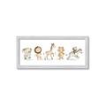 Picture of Safari Animals _GroupedProduct_Panel_Landscape_Mini_ _GroupedProduct_Panel_Landscape_Framed_Matted_
