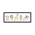 Picture of Safari Animals _GroupedProduct_Panel_Landscape_Mini_ _GroupedProduct_Panel_Landscape_Framed_Matted_