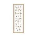 Picture of Woodland animals Alphabet _GroupedProduct_Panel_Portrait_Mini_ _GroupedProduct_Panel_Portrait_Framed_Matted_