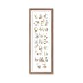 Picture of Woodland animals Alphabet _GroupedProduct_Panel_Portrait_Mini_ _GroupedProduct_Panel_Portrait_Framed_Matted_