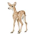 Picture of Forest Deer _GroupedProduct_Square_Mini_ _GroupedProduct_Square_Unframed_Print_Only_