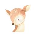 Picture of Deer Face _GroupedProduct_Square_Mini_ _GroupedProduct_Square_Unframed_Print_Only_