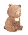 Picture of Woodland animals Bear _GroupedProduct_Rectangle_Portrait_Mini_ _GroupedProduct_Rectangle_Portrait_Unframed_Print_Only_