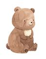 Picture of Woodland animals Bear _GroupedProduct_Rectangle_Portrait_Mini_ _GroupedProduct_Rectangle_Portrait_Unframed_Print_Only_