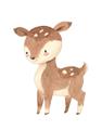 Picture of Woodland animals Deer _GroupedProduct_Rectangle_Portrait_Mini_ _GroupedProduct_Rectangle_Portrait_Unframed_Print_Only_