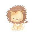 Picture of Lovely Lion _GroupedProduct_Square_Mini_ _GroupedProduct_Square_Unframed_Print_Only_