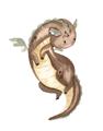 Picture of Adorable Flying Dragon I _GroupedProduct_Rectangle_Portrait_Mini_ _GroupedProduct_Rectangle_Portrait_Unframed_Print_Only_