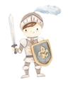 Picture of knight illustration for kids I _GroupedProduct_Rectangle_Portrait_Mini_ _GroupedProduct_Rectangle_Portrait_Unframed_Print_Only_