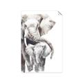 Picture of Elephant Cuddles  _GroupedProduct_Rectangle_Portrait_Mini_ _GroupedProduct_Rectangle_Portrait_Unframed_Print_Only_