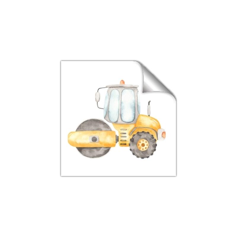 Picture of Bulldozer _GroupedProduct_Square_Mini_ _GroupedProduct_Square_Unframed_Print_Only_