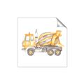 Picture of Concrete mixer truck _GroupedProduct_Square_Mini_ _GroupedProduct_Square_Unframed_Print_Only_