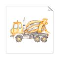 Picture of Concrete mixer truck _GroupedProduct_Square_Mini_ _GroupedProduct_Square_Unframed_Print_Only_