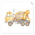 Picture of Concrete mixer truck _GroupedProduct_Square_Mini_ _GroupedProduct_Square_Unframed_Print_Only_