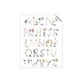 Picture of Botanical alphabet _GroupedProduct_Rectangle_Portrait_Mini_ _GroupedProduct_Rectangle_Portrait_Unframed_Print_Only_