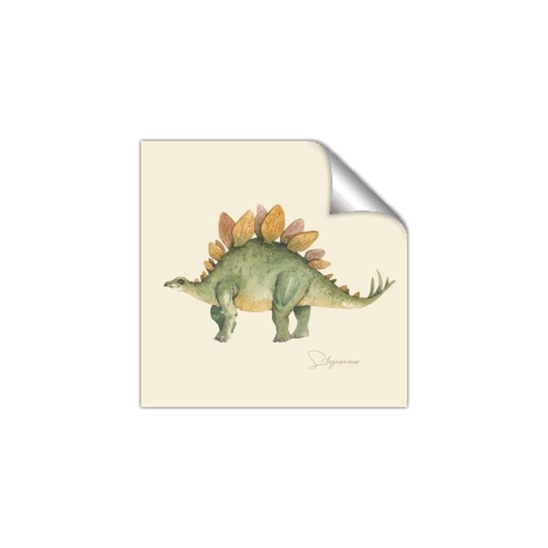 Picture of Stegosaurus _GroupedProduct_Square_Mini_ _GroupedProduct_Square_Unframed_Print_Only_