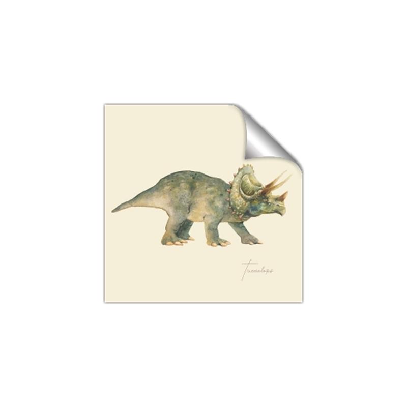 Picture of Triceratops _GroupedProduct_Square_Mini_ _GroupedProduct_Square_Unframed_Print_Only_