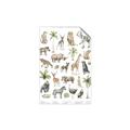 Picture of African wild animals I _GroupedProduct_Rectangle_Portrait_Mini_ _GroupedProduct_Rectangle_Portrait_Unframed_Print_Only_