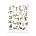 Picture of African wild animals I _GroupedProduct_Rectangle_Portrait_Mini_ _GroupedProduct_Rectangle_Portrait_Unframed_Print_Only_